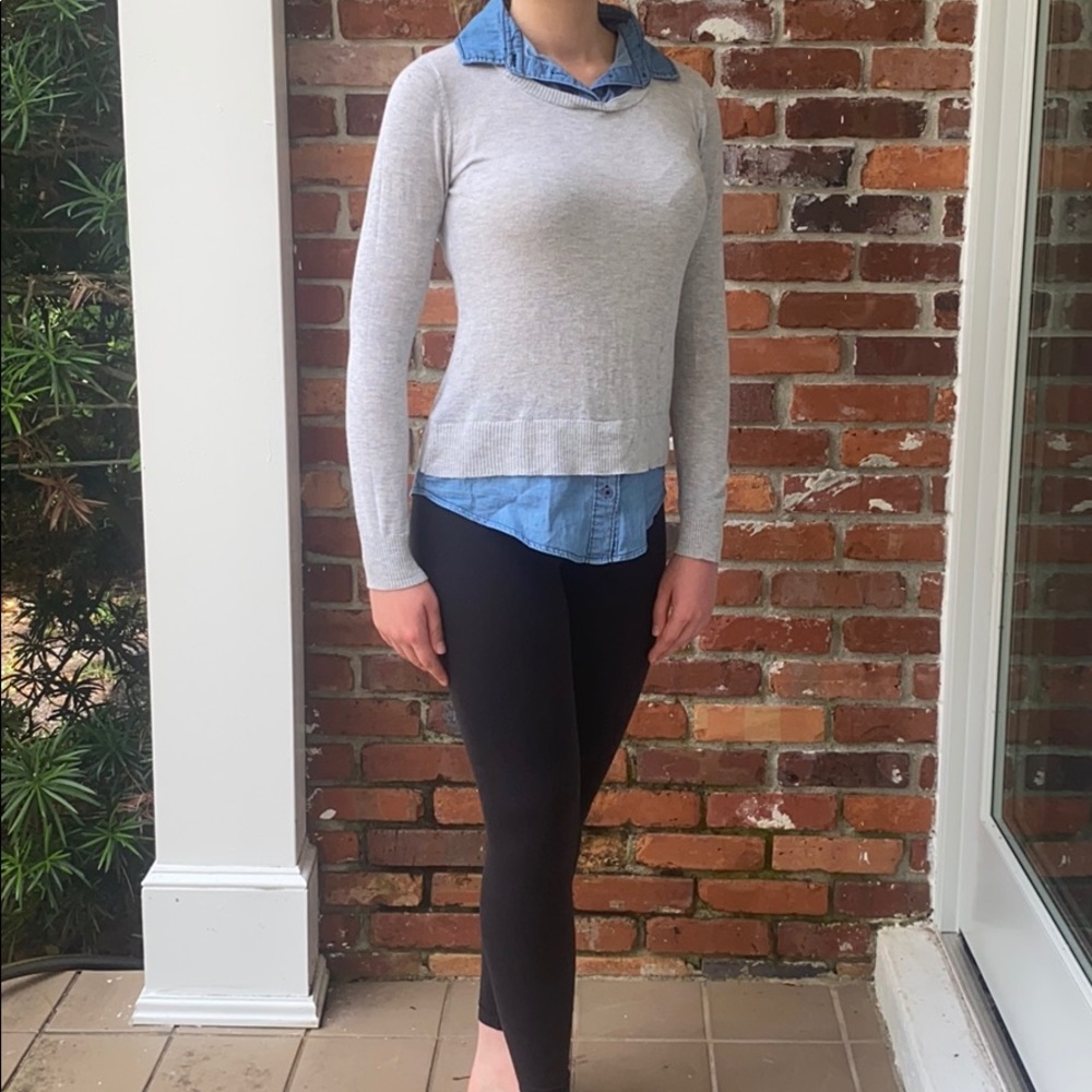 Sweater WITH button up design